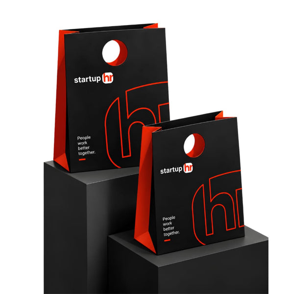 Paper bag branded with your company logo