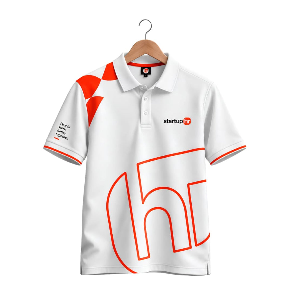 Polo (with collar) branded with your company logo, view 2